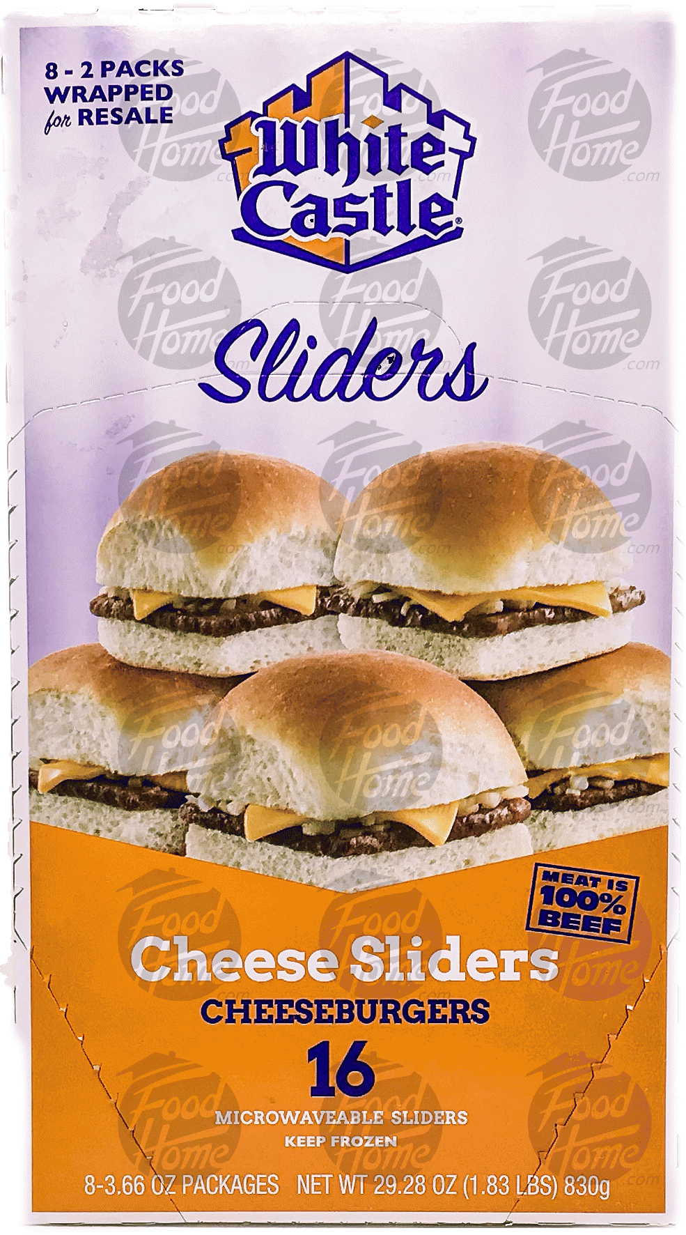 White Castle The Original Slider 100% beef cheeseburgers, 8- 2 packs Full-Size Picture